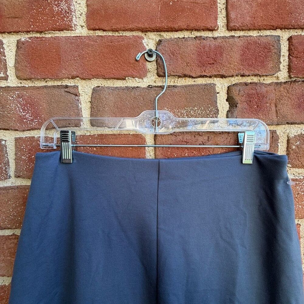 Eileen Fisher $188 Lightweight Ponte A-Line Skirt Eclipse medium NEW - Picture 10 of 16